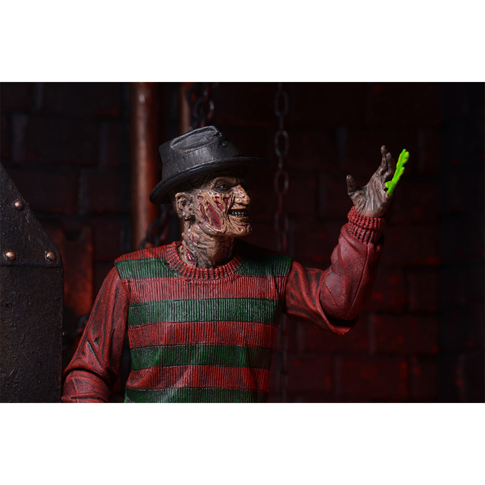 NECA Nightmare On Elm Street Ultimate Freddy Krueger Action Figure 18cm – Nightmare on Elm Street, NECA, 18 cm, 2023, brand new collector item, Uncanny Collectibles Dublin Ireland