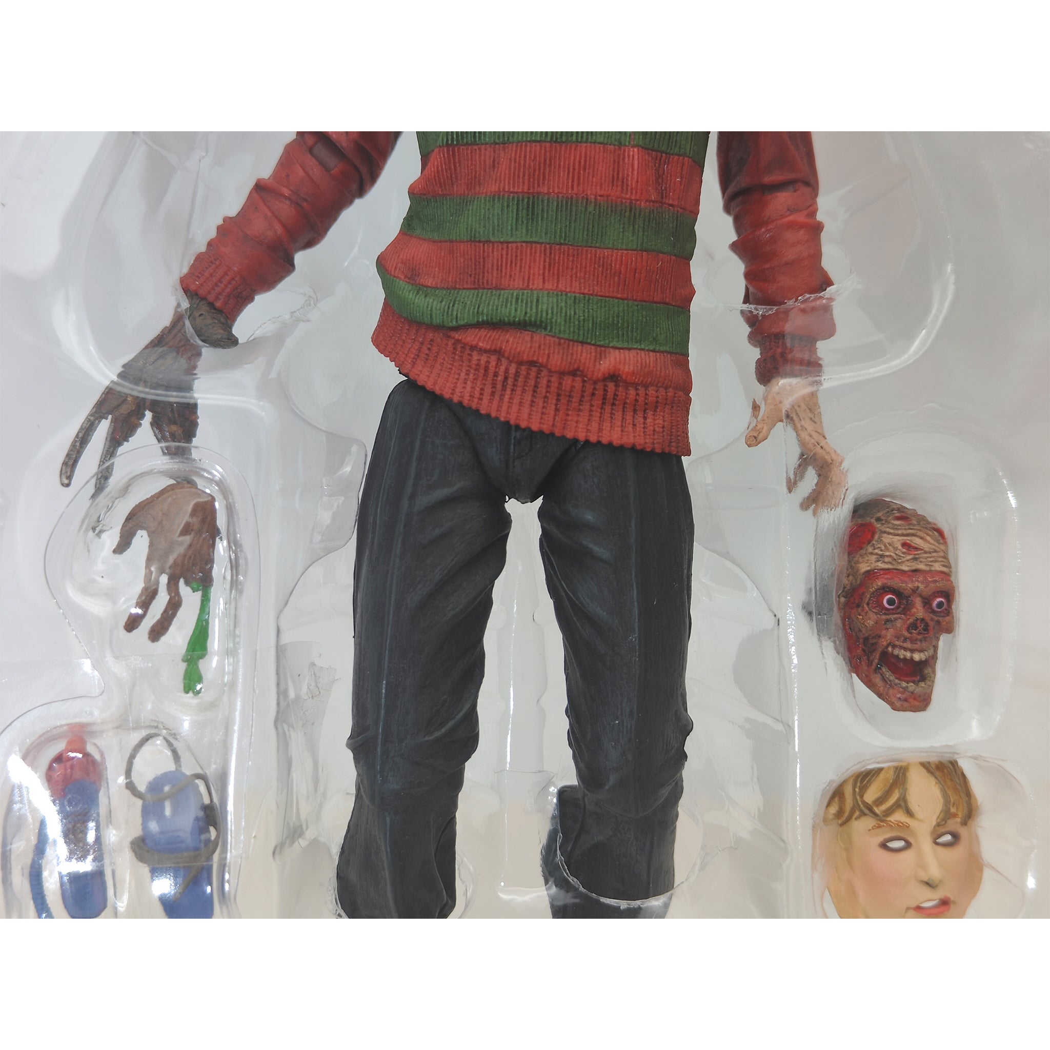 NECA Nightmare On Elm Street Ultimate Freddy Krueger Action Figure 18cm - Used – Nightmare on Elm Street, NECA, 18 cm, 2021, pre-owned collector piece, Uncanny Collectibles Dublin Ireland