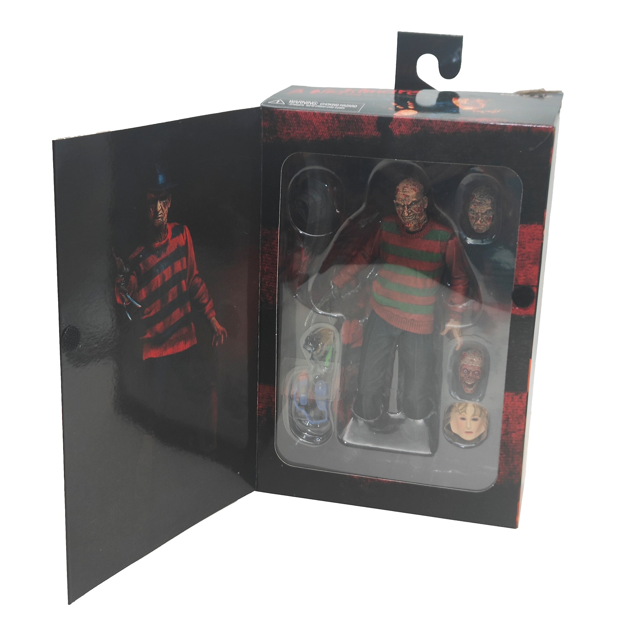 NECA Nightmare On Elm Street Ultimate Freddy Krueger Action Figure 18cm - Used – Nightmare on Elm Street, NECA, 18 cm, 2021, pre-owned collector piece, Uncanny Collectibles Dublin Ireland