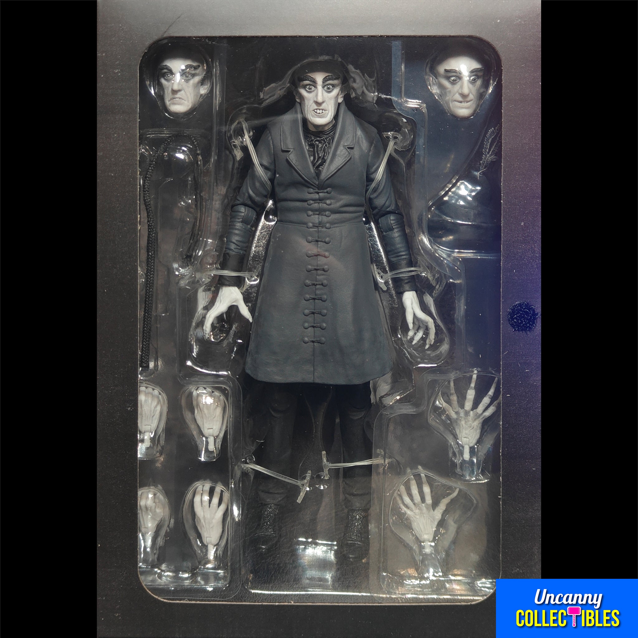 NECA Nosferatu 1922 Ultimate Count Orlok Black And White Action Figure 2024 18cm – Universal Monsters, NECA, 18 cm, 2023, brand new collector item, Uncanny Collectibles Dublin Ireland