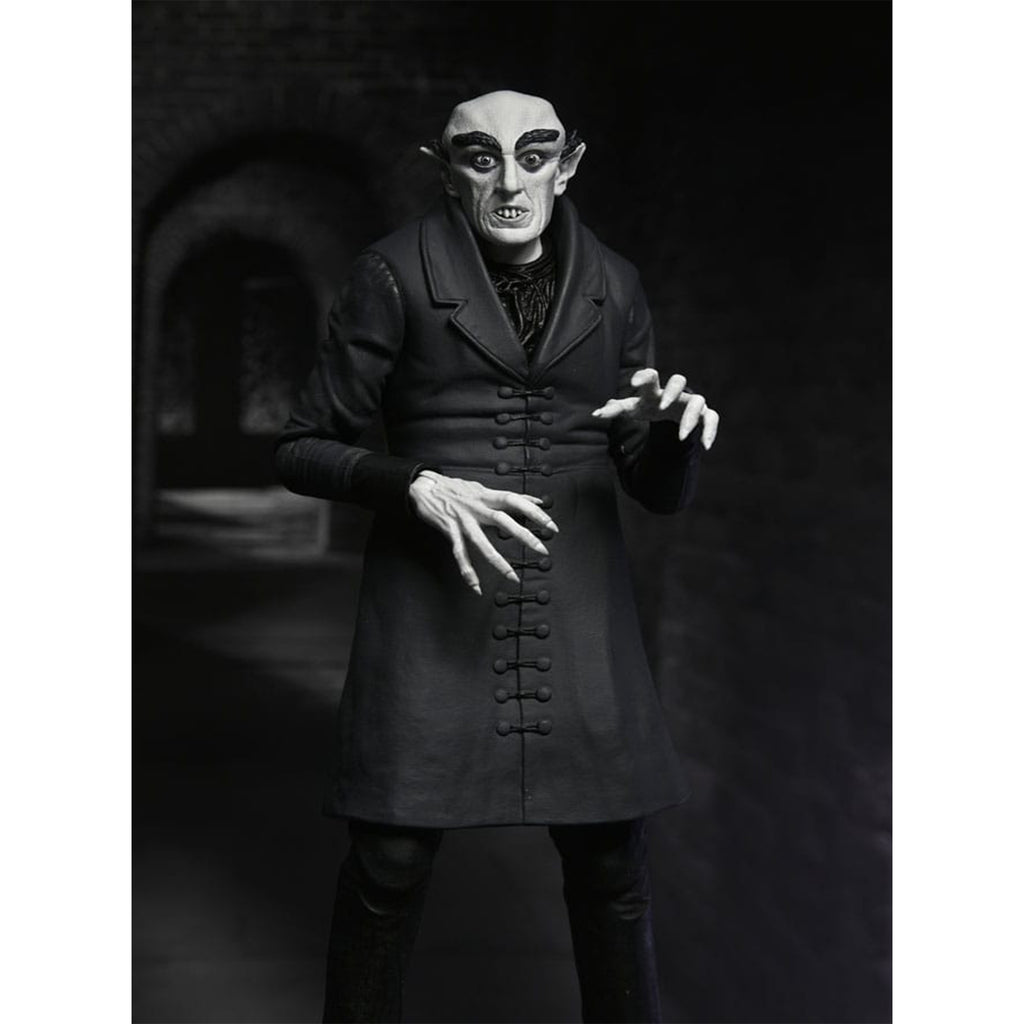 NECA Nosferatu 1922 Ultimate Count Orlok Black And White Action Figure 2024 18cm – Universal Monsters, NECA, 18 cm, 2023, brand new collector item, Uncanny Collectibles Dublin Ireland