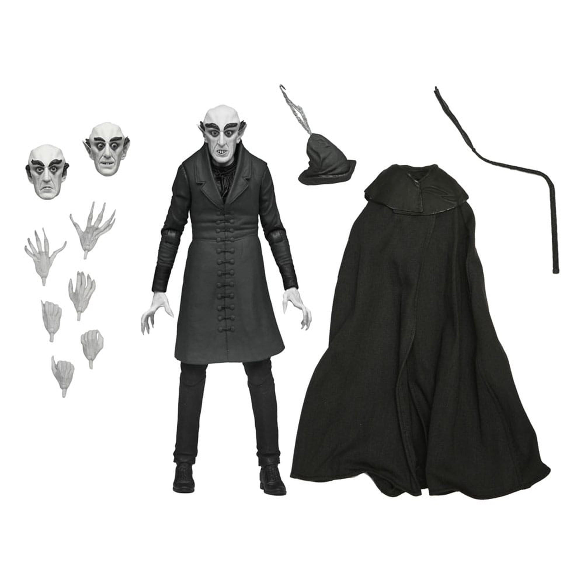NECA Nosferatu 1922 Ultimate Count Orlok Black And White Action Figure 2024 18cm