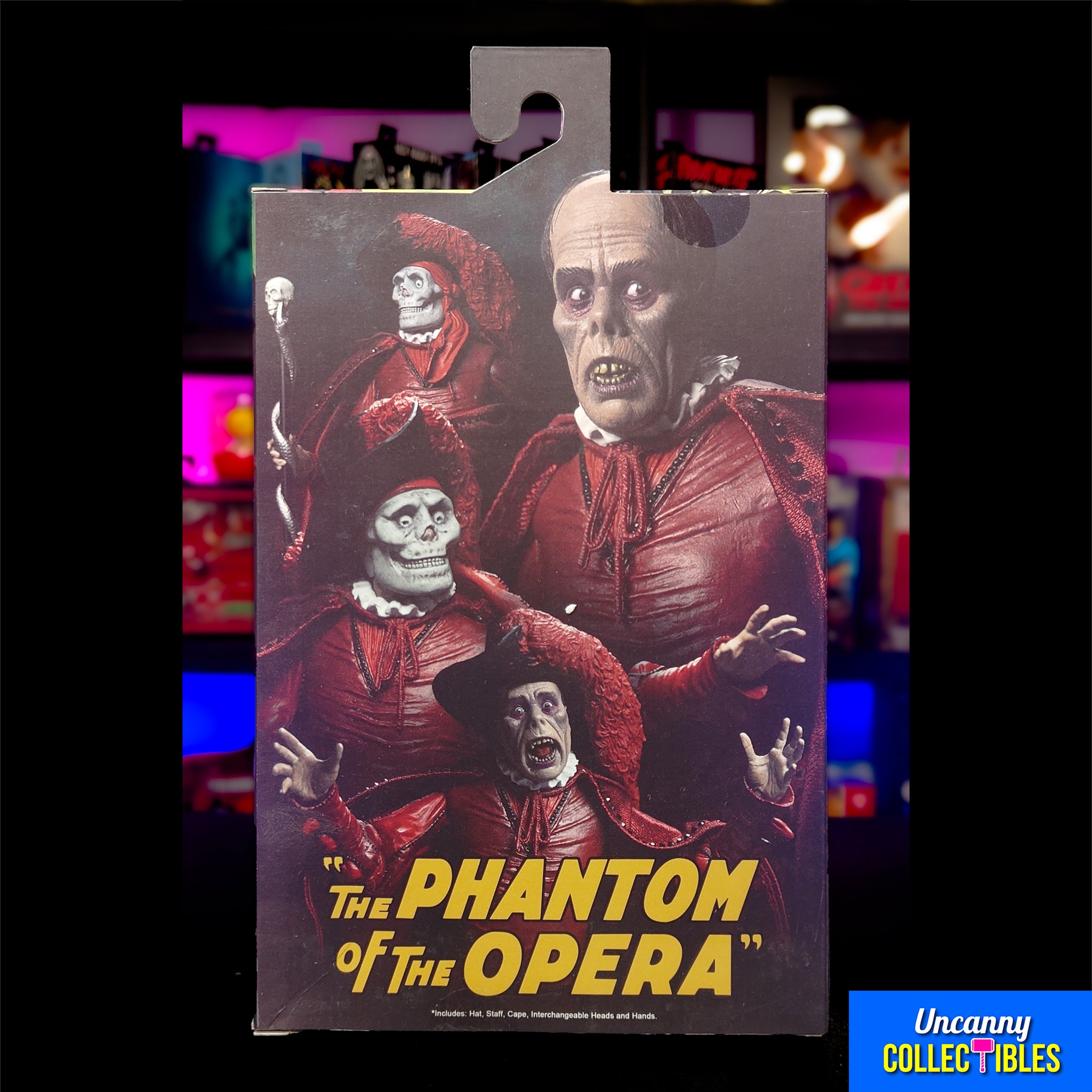 NECA Phantom Of The Opera 1925 Ultimate Masque of the Red Death Phantom Action Figure 18cm 2025 – Universal Monsters, NECA, 18 cm, 2025, brand new collector item, Uncanny Collectibles Dublin Ireland