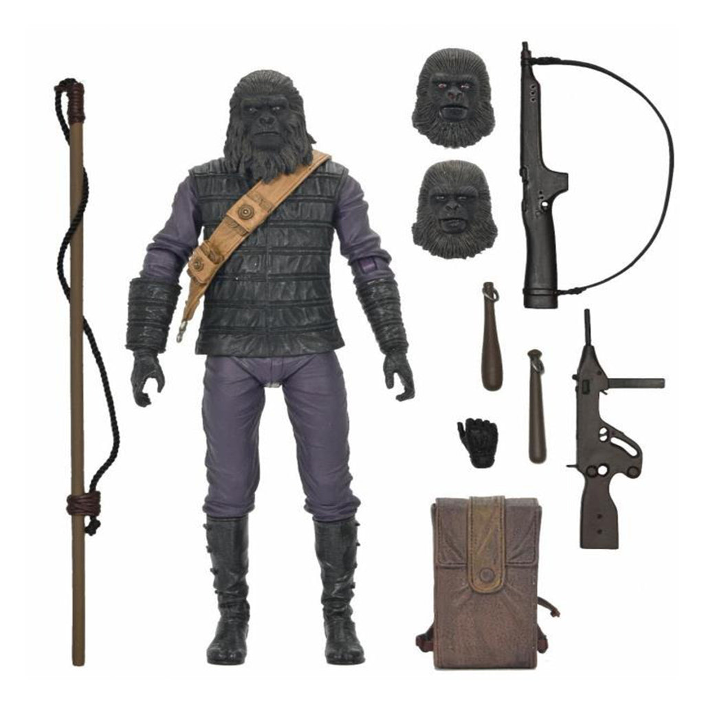 Neca Planet Of The Apes Ultimate Gorilla Soldier Action Figure 18cm