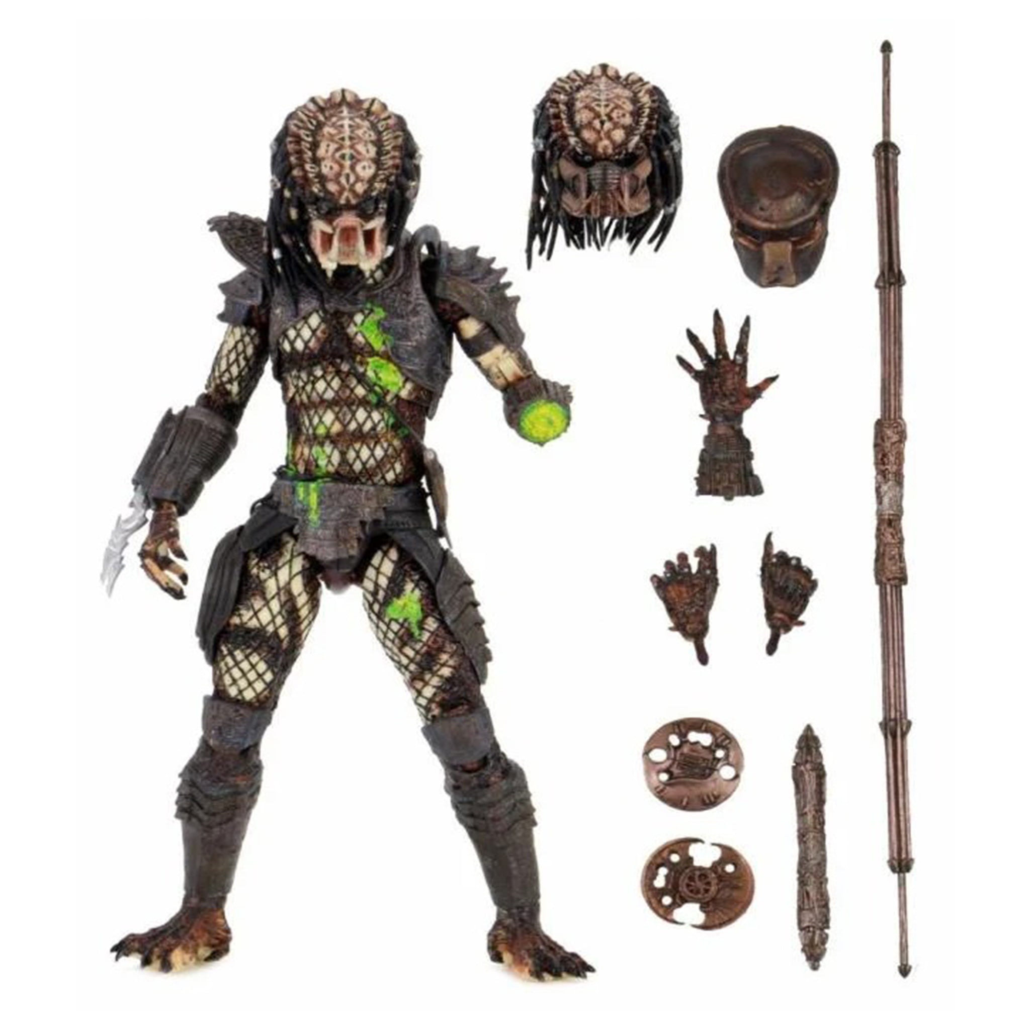 NECA Predator 2 Ultimate Battle Damaged City Hunter Predator Action Figure 20cm