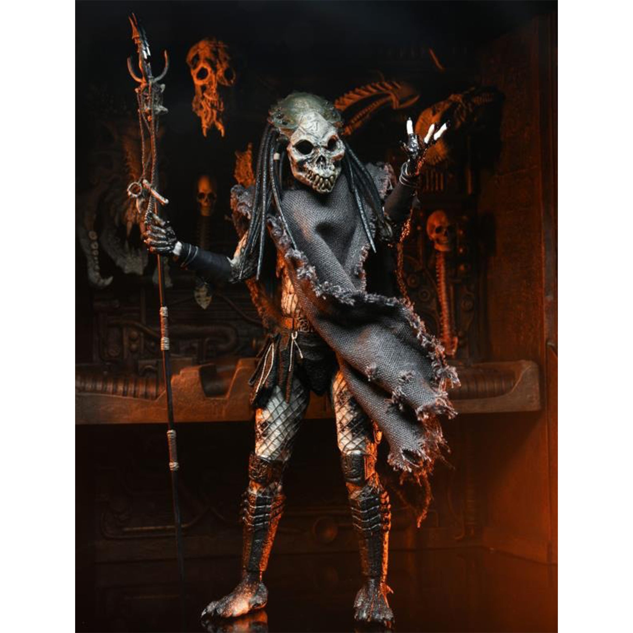 NECA Predator 2 Ultimate Shaman Predator Action Figure 20cm – Predator, NECA, 20 cm, brand new collector item, Uncanny Collectibles Dublin Ireland