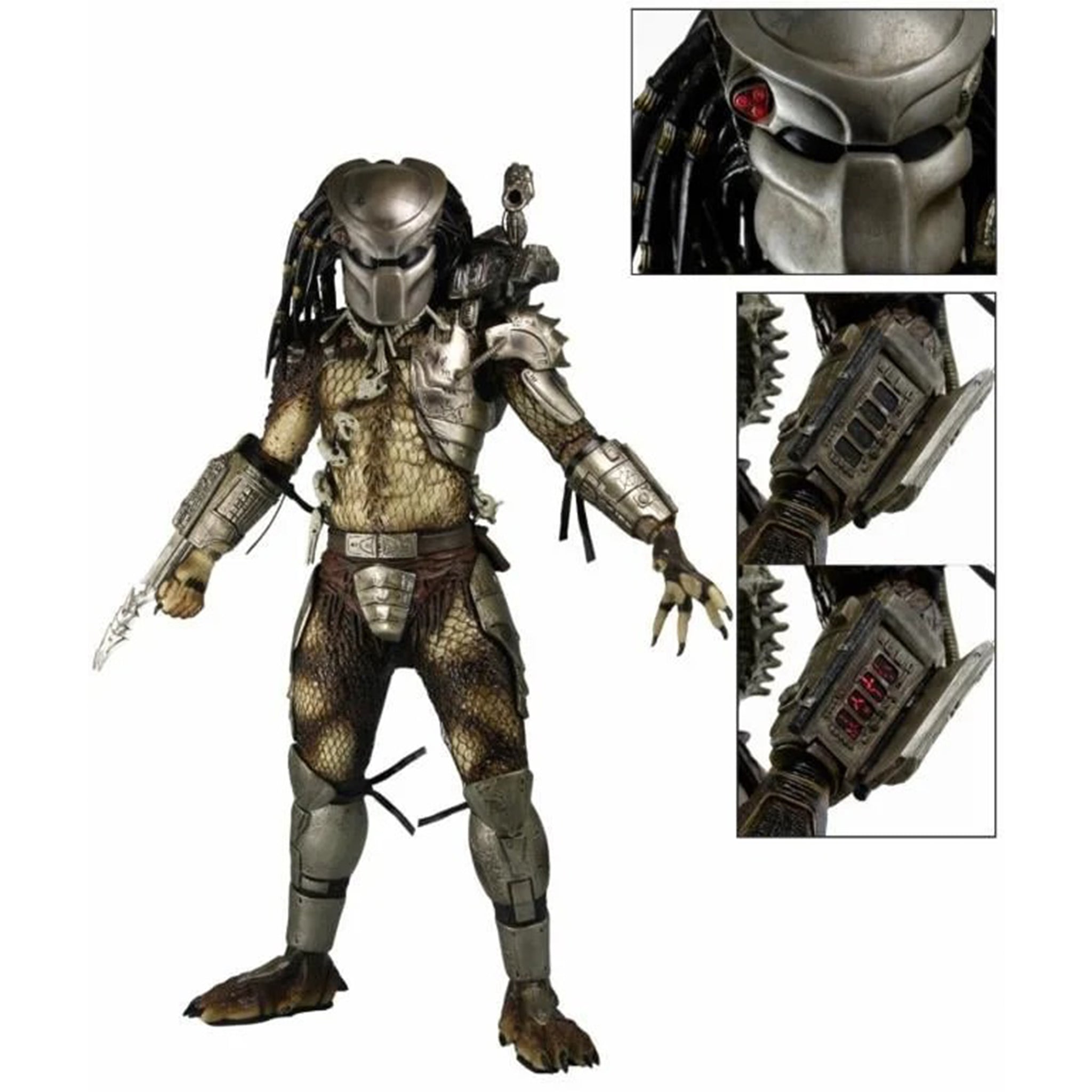 NECA Predator Jungle Hunter 1/4 Scale Action Figure with LED Lights, 46cm, new