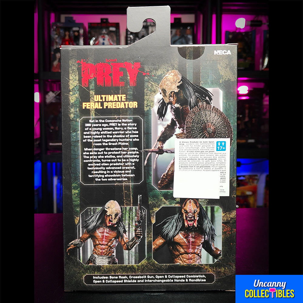 NECA Prey Ultimate Feral Predator Action Figure 20cm – Predator, NECA, 20 cm, brand new collector item, Uncanny Collectibles Dublin Ireland