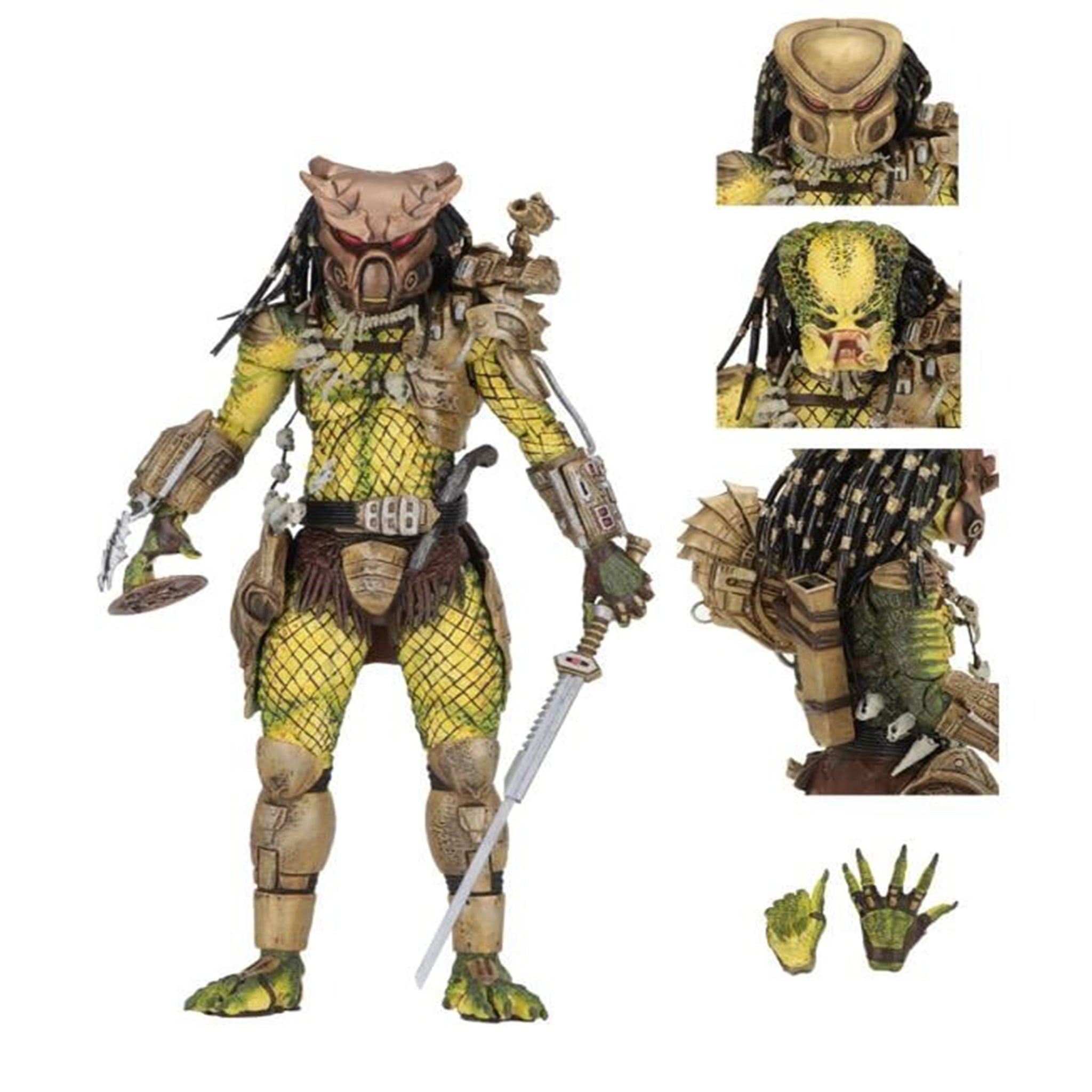 NECA Predator Ultimate Elder The Golden Angel Predator Action Figure 20cm