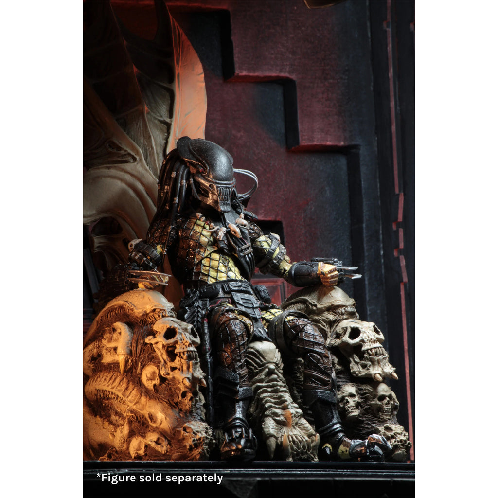 NECA Predator Ultimate Predator Throne 7 Inch Scale Action Figure Diorama