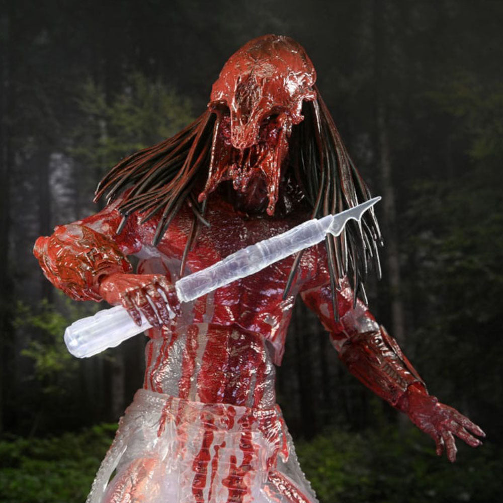 NECA Prey Ultimate Feral Bear Blood Predator 20 cm Action Figure – Predator, NECA, 20 cm, 2024, brand new collector item, Uncanny Collectibles Dublin Ireland