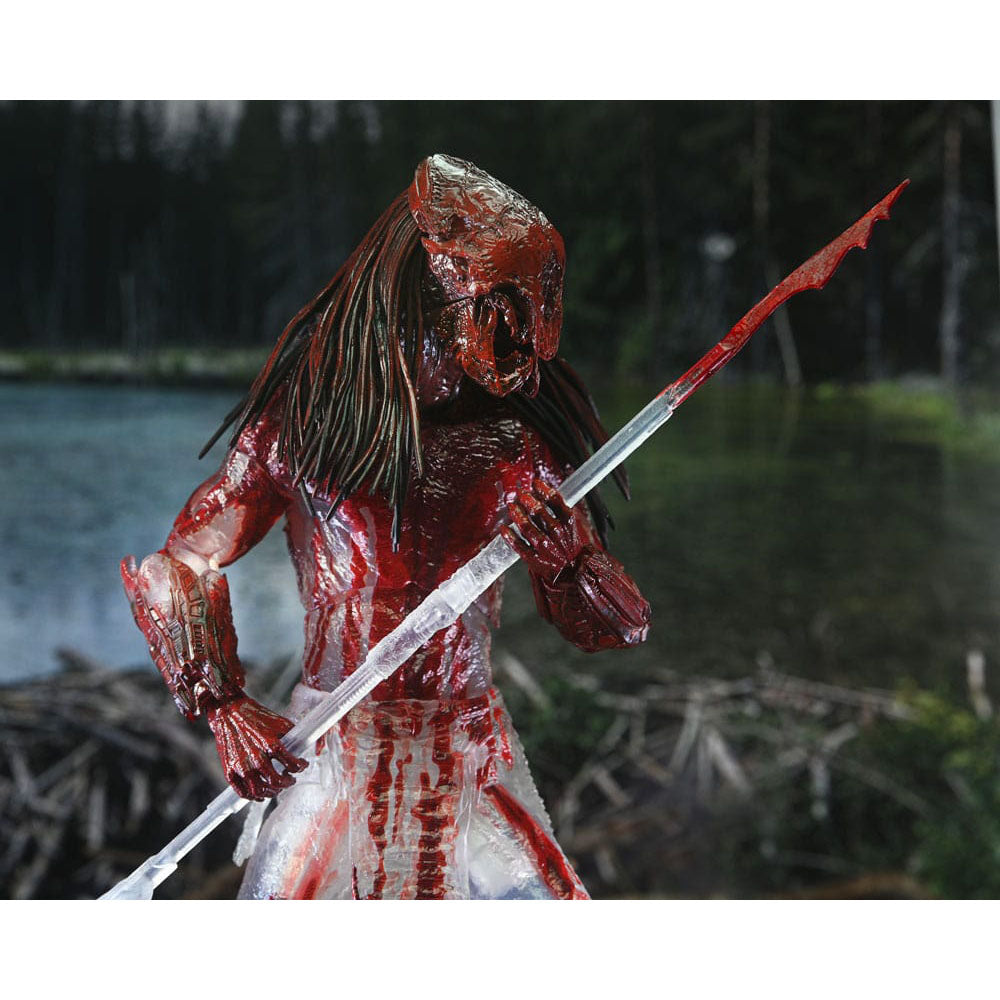 NECA Prey Ultimate Feral Bear Blood Predator 20 cm Action Figure – Predator, NECA, 20 cm, 2024, brand new collector item, Uncanny Collectibles Dublin Ireland