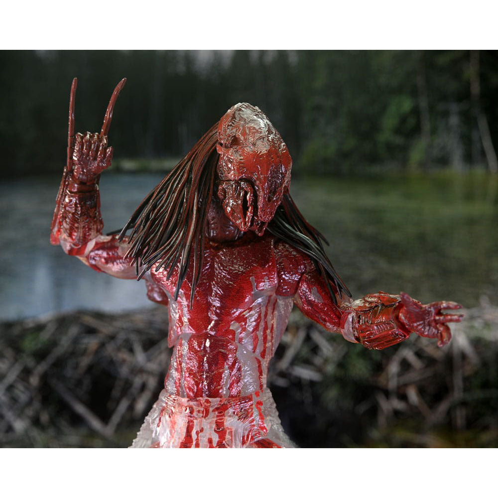NECA Prey Ultimate Feral Bear Blood Predator 20 cm Action Figure – Predator, NECA, 20 cm, 2024, brand new collector item, Uncanny Collectibles Dublin Ireland