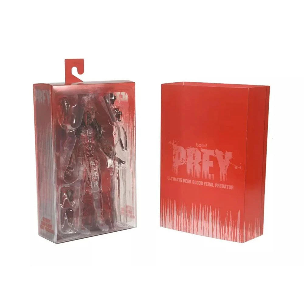NECA Prey Ultimate Feral Bear Blood Predator 20 cm Action Figure – Predator, NECA, 20 cm, 2024, brand new collector item, Uncanny Collectibles Dublin Ireland