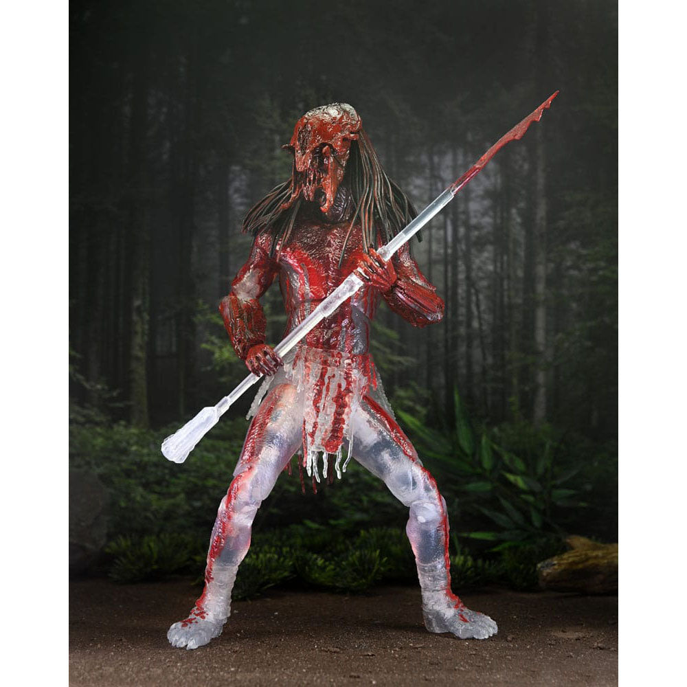 NECA Prey Ultimate Feral Bear Blood Predator 20 cm Action Figure – Predator, NECA, 20 cm, 2024, brand new collector item, Uncanny Collectibles Dublin Ireland