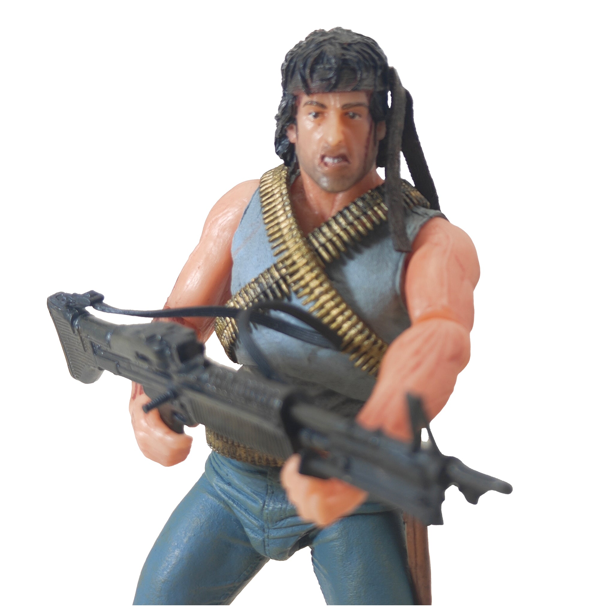 NECA Rambo First Blood John Rambo Action Figure 2013 18cm – TV Icons & Heroes, NECA, 18 cm, 2013, pre-owned collector piece, Uncanny Collectibles Dublin Ireland