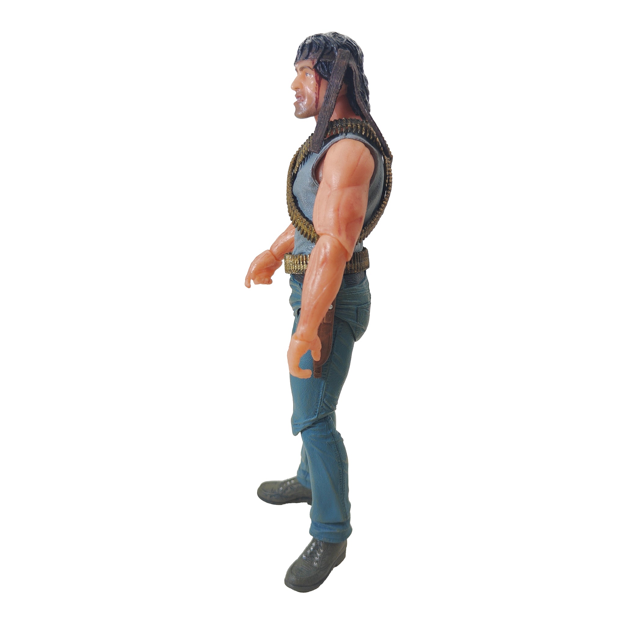 NECA Rambo First Blood John Rambo Action Figure 2013 18cm – TV Icons & Heroes, NECA, 18 cm, 2013, pre-owned collector piece, Uncanny Collectibles Dublin Ireland