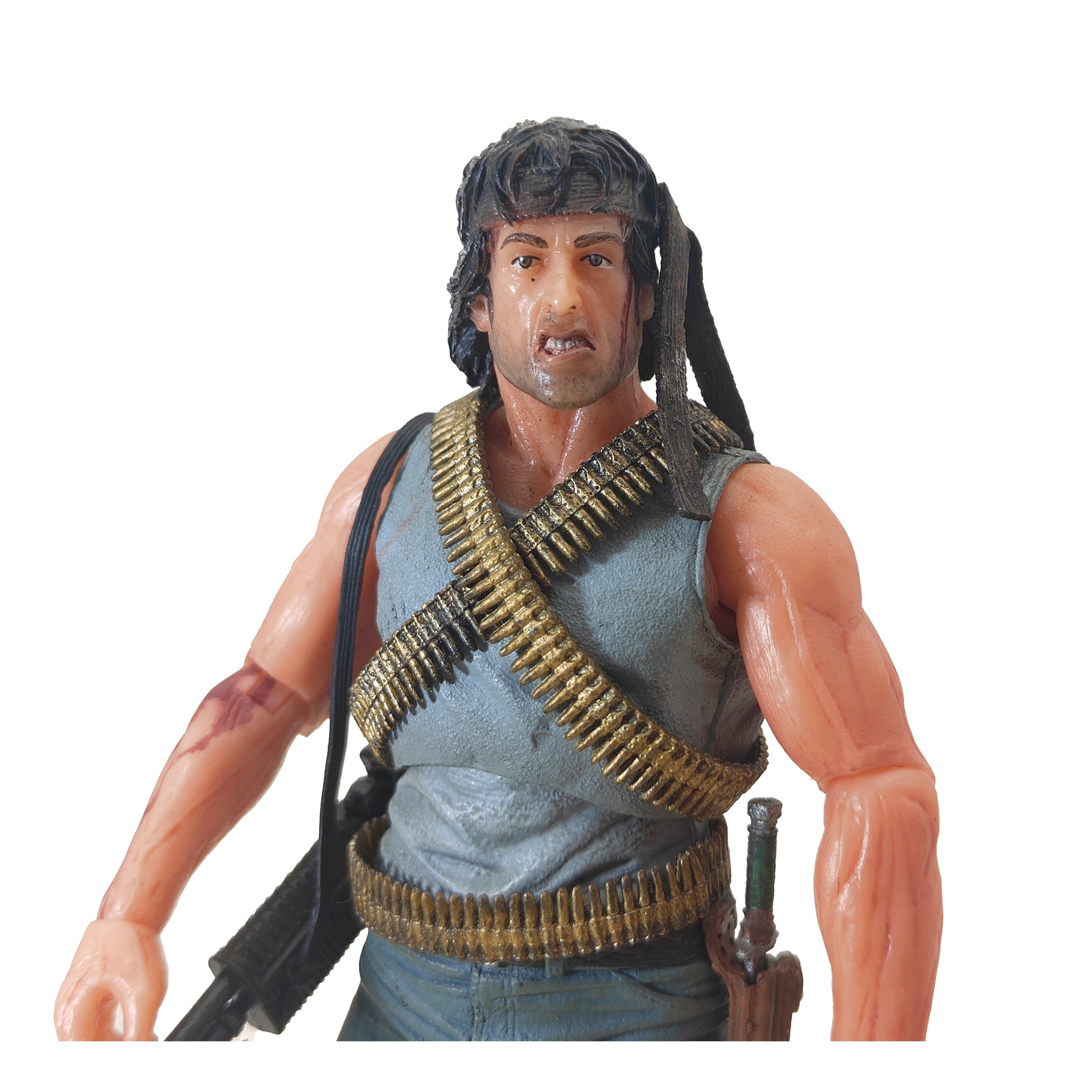 NECA Rambo First Blood John Rambo Action Figure 2013 18cm – TV Icons & Heroes, NECA, 18 cm, 2013, pre-owned collector piece, Uncanny Collectibles Dublin Ireland