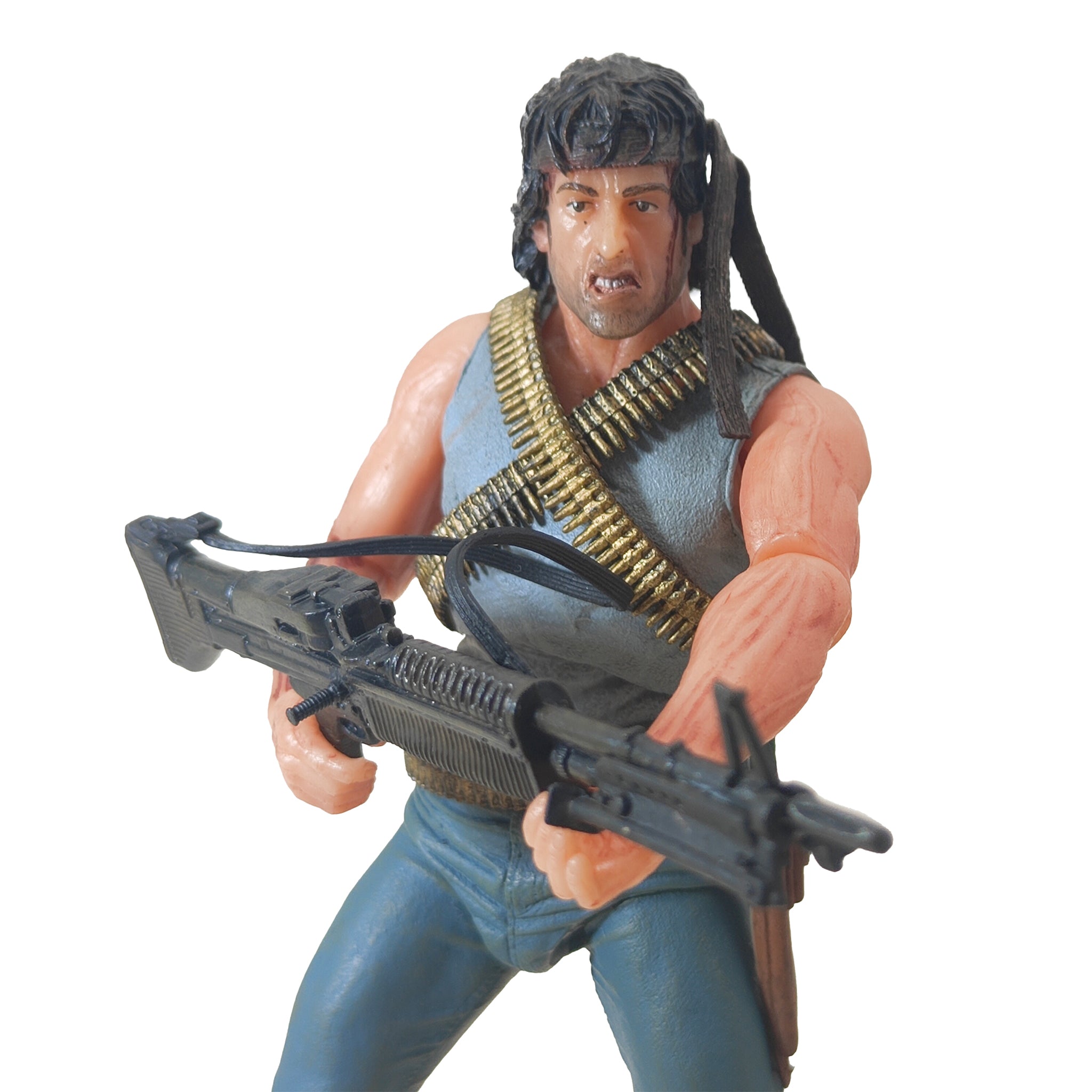 NECA Rambo First Blood John Rambo Action Figure 2013 18cm – TV Icons & Heroes, NECA, 18 cm, 2013, pre-owned collector piece, Uncanny Collectibles Dublin Ireland