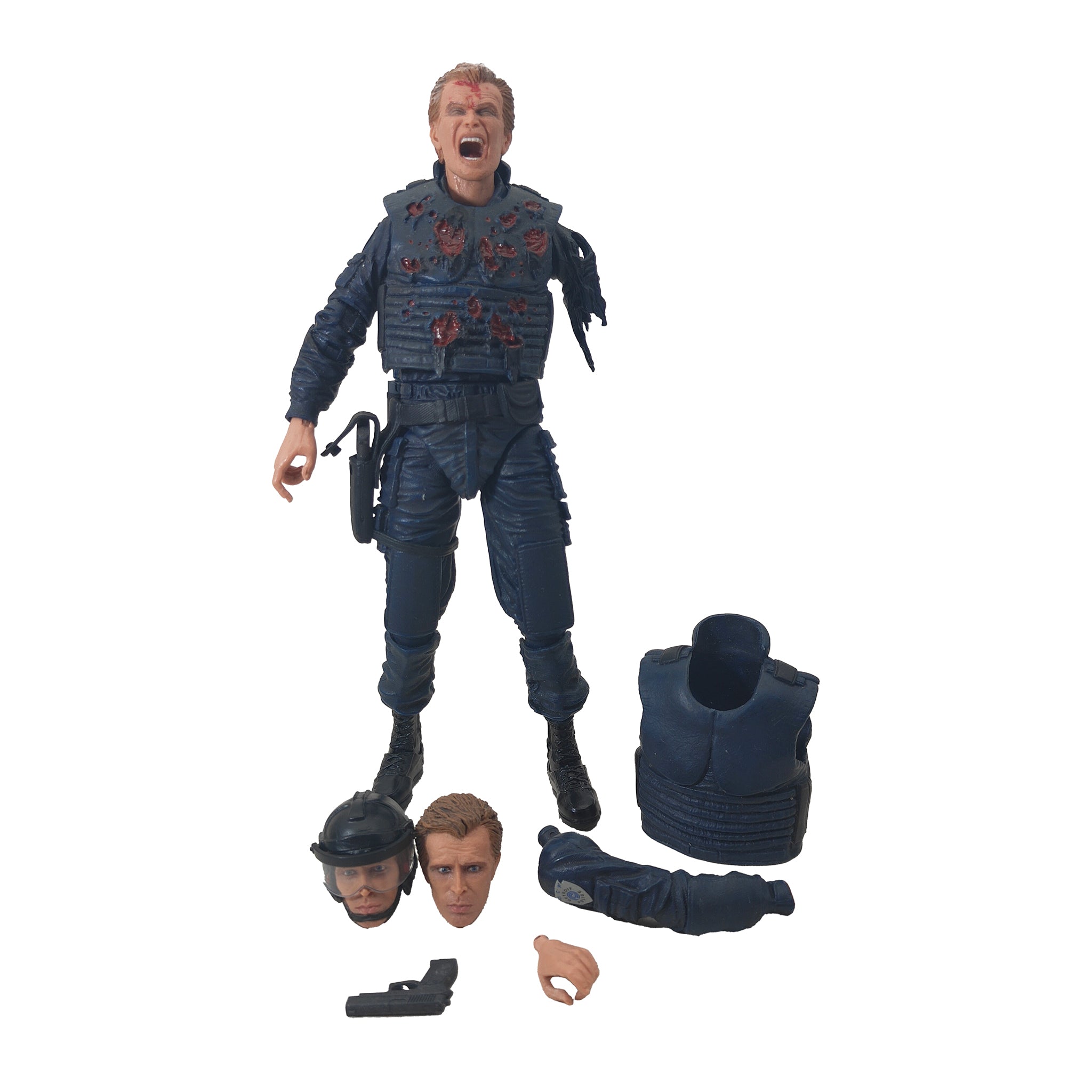 NECA Robocop Ultimate Alex Murphy In OCP Uniform Action Figure Loose – Robocop, NECA, 18 cm, pre-owned collector piece, Uncanny Collectibles Dublin Ireland