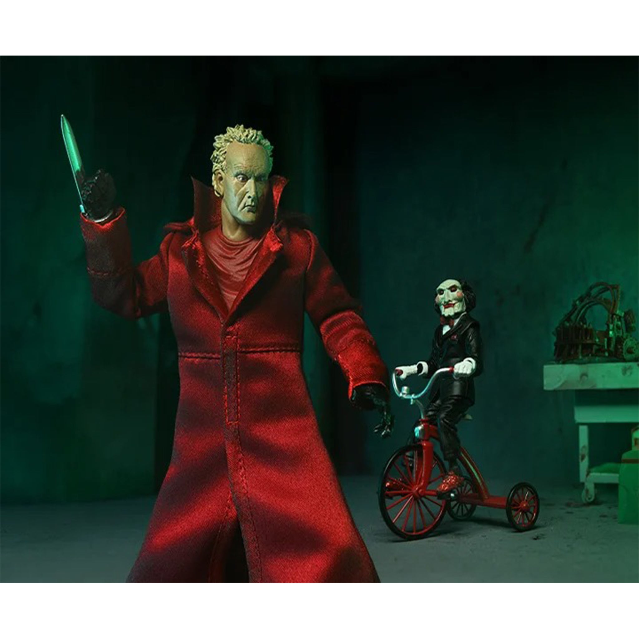 NECA Saw Ultimate Jigsaw Killer Action Figure 18cm – Saw, NECA, 18 cm, brand new collector item, Uncanny Collectibles Dublin Ireland