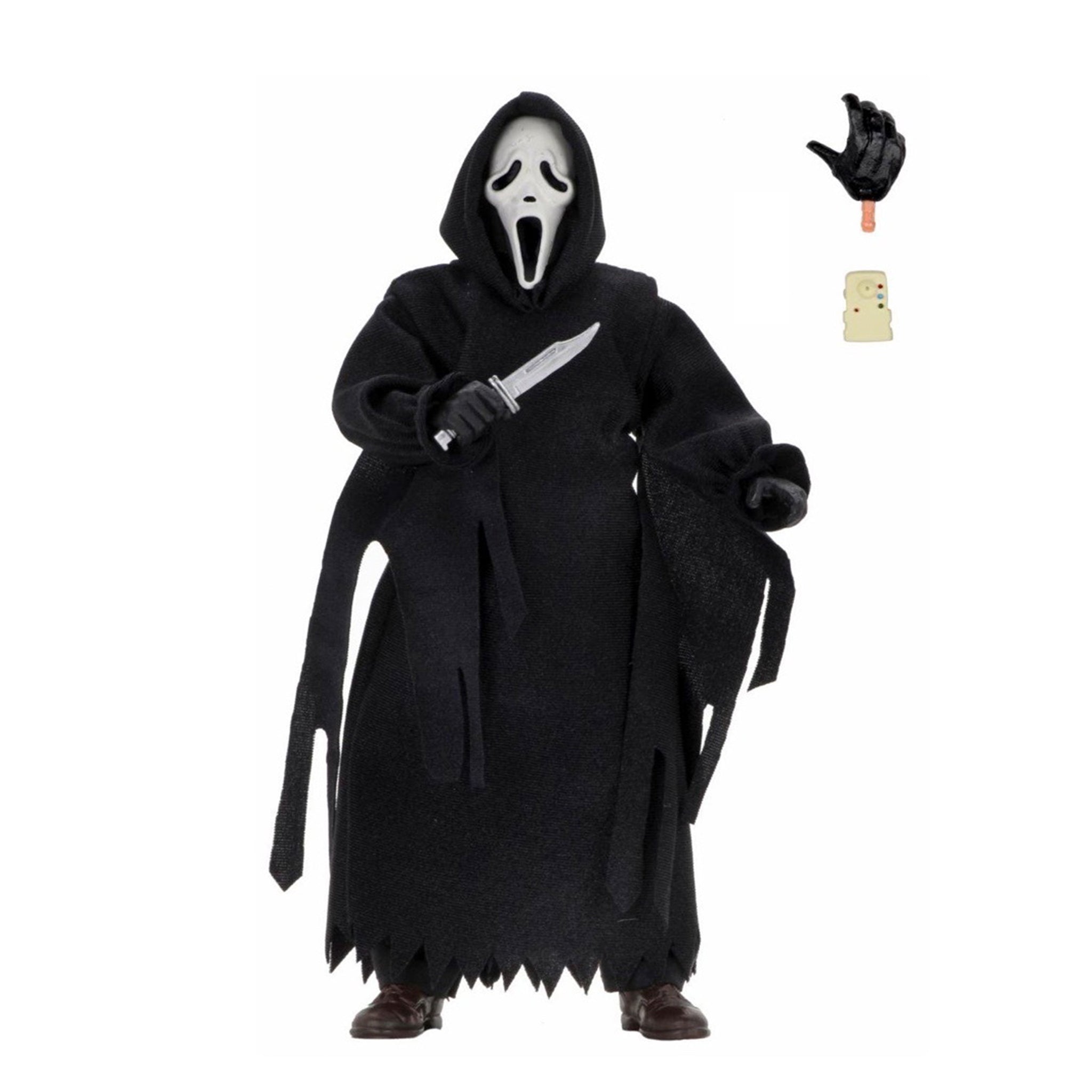 NECA Scream Ghost Face Retro Clothed Action Figure 20cm – Scream, NECA, 20 cm, brand new collector item, Uncanny Collectibles Dublin Ireland