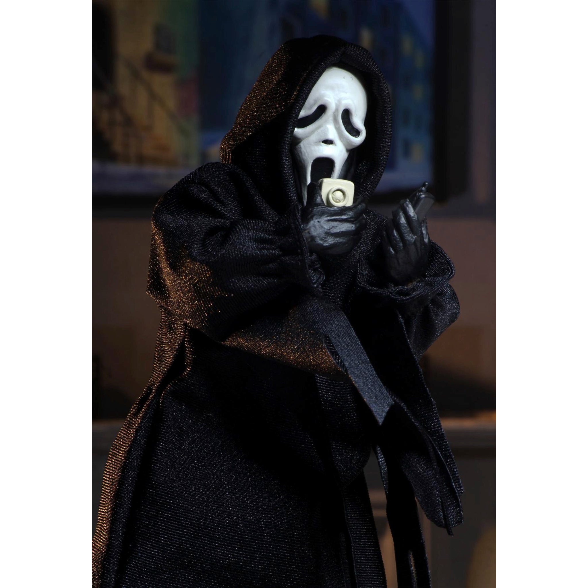 NECA Scream Ghost Face Retro Clothed Action Figure 20cm – Scream, NECA, 20 cm, brand new collector item, Uncanny Collectibles Dublin Ireland