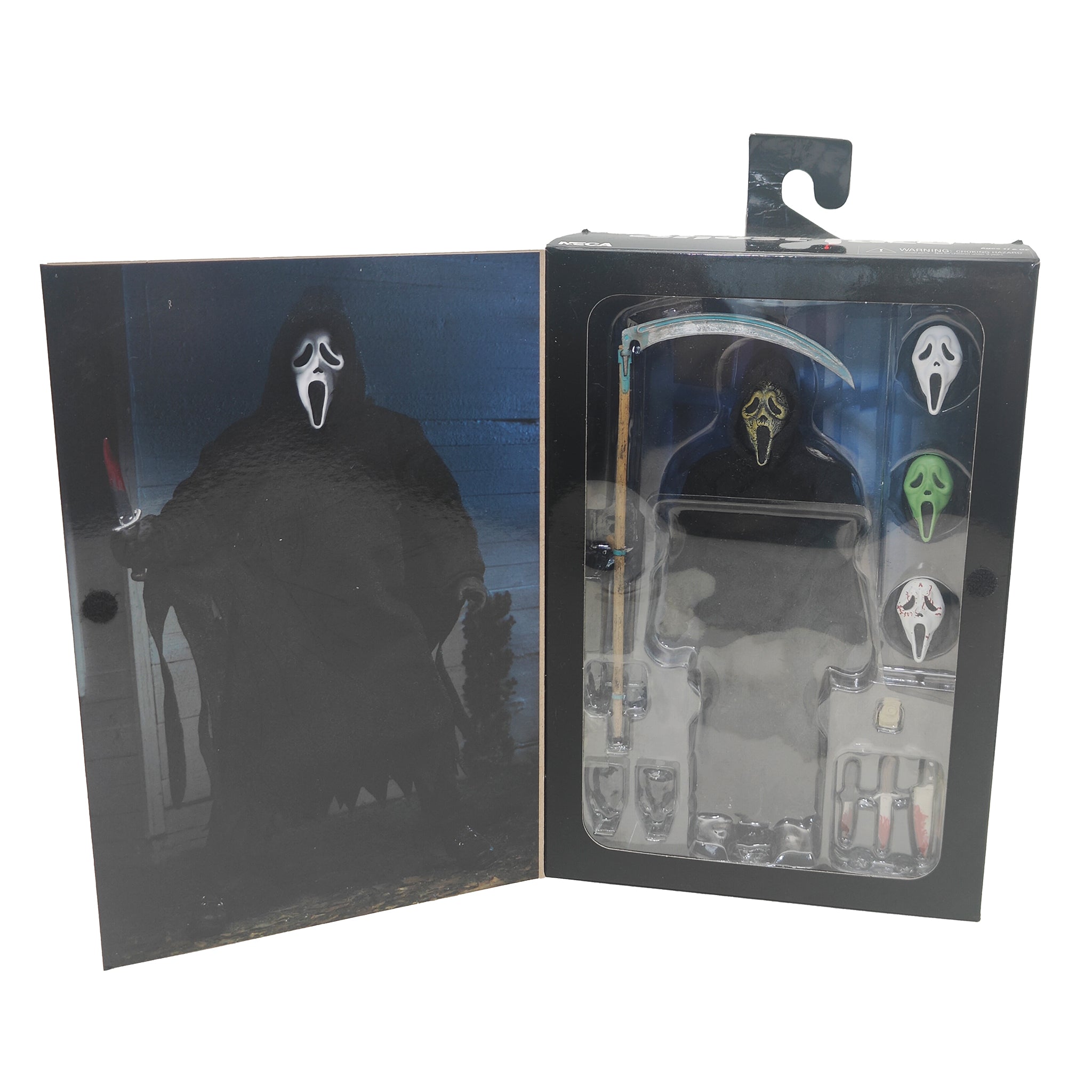NECA Scream Ultimate Ghostface Action Figure 18cm - Used – Scream, NECA, 18 cm, 2023, pre-owned collector piece, Uncanny Collectibles Dublin Ireland