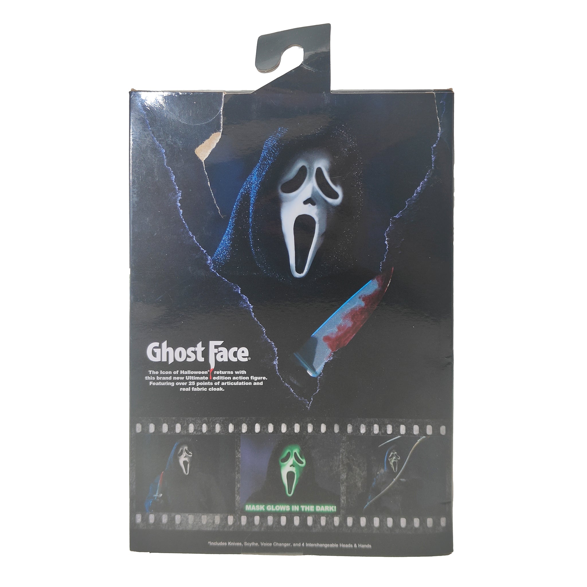 NECA Scream Ultimate Ghostface Action Figure 18cm - Used – Scream, NECA, 18 cm, 2023, pre-owned collector piece, Uncanny Collectibles Dublin Ireland