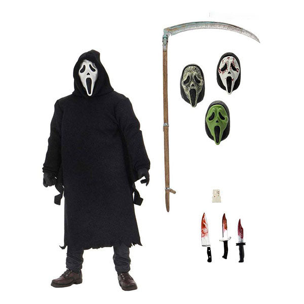 NECA Scream Ultimate Ghostface Action Figure 18cm – Scream, NECA, 18 cm, 2024, brand new collector item, Uncanny Collectibles Dublin Ireland