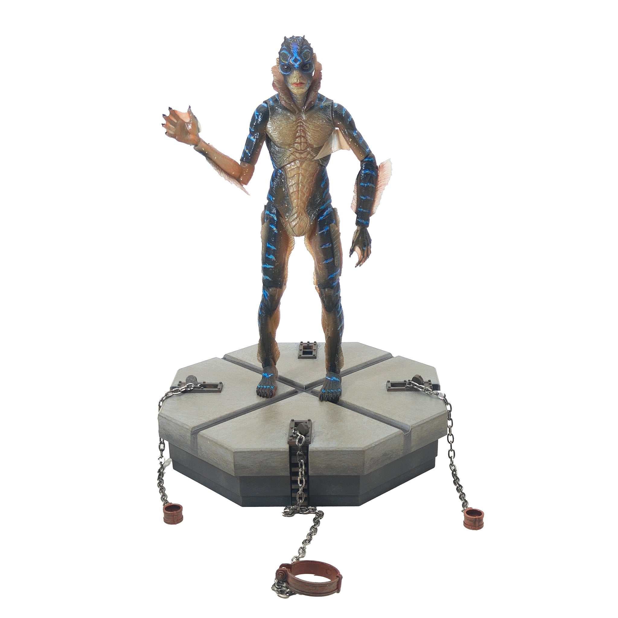 NECA Shape Of Water Amphibian Man Action Figure 18cm Guillermo Del Toro – Movie Icons & Heroes, NECA, 18 cm, 2019, pre-owned collector piece, Uncanny Collectibles Dublin Ireland