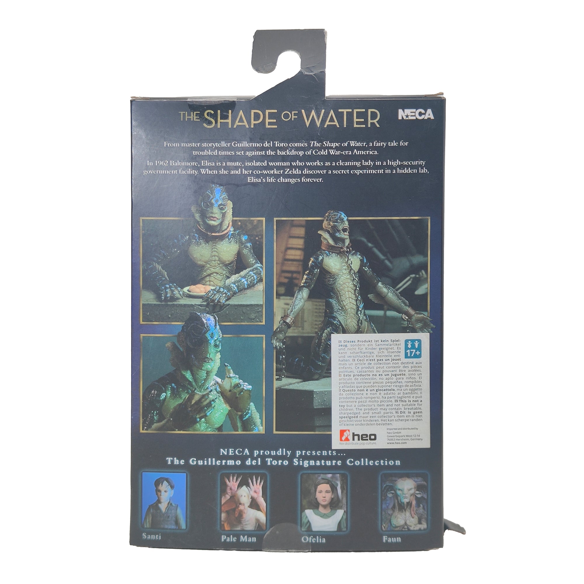 NECA Shape Of Water Amphibian Man Action Figure 18cm Guillermo Del Toro