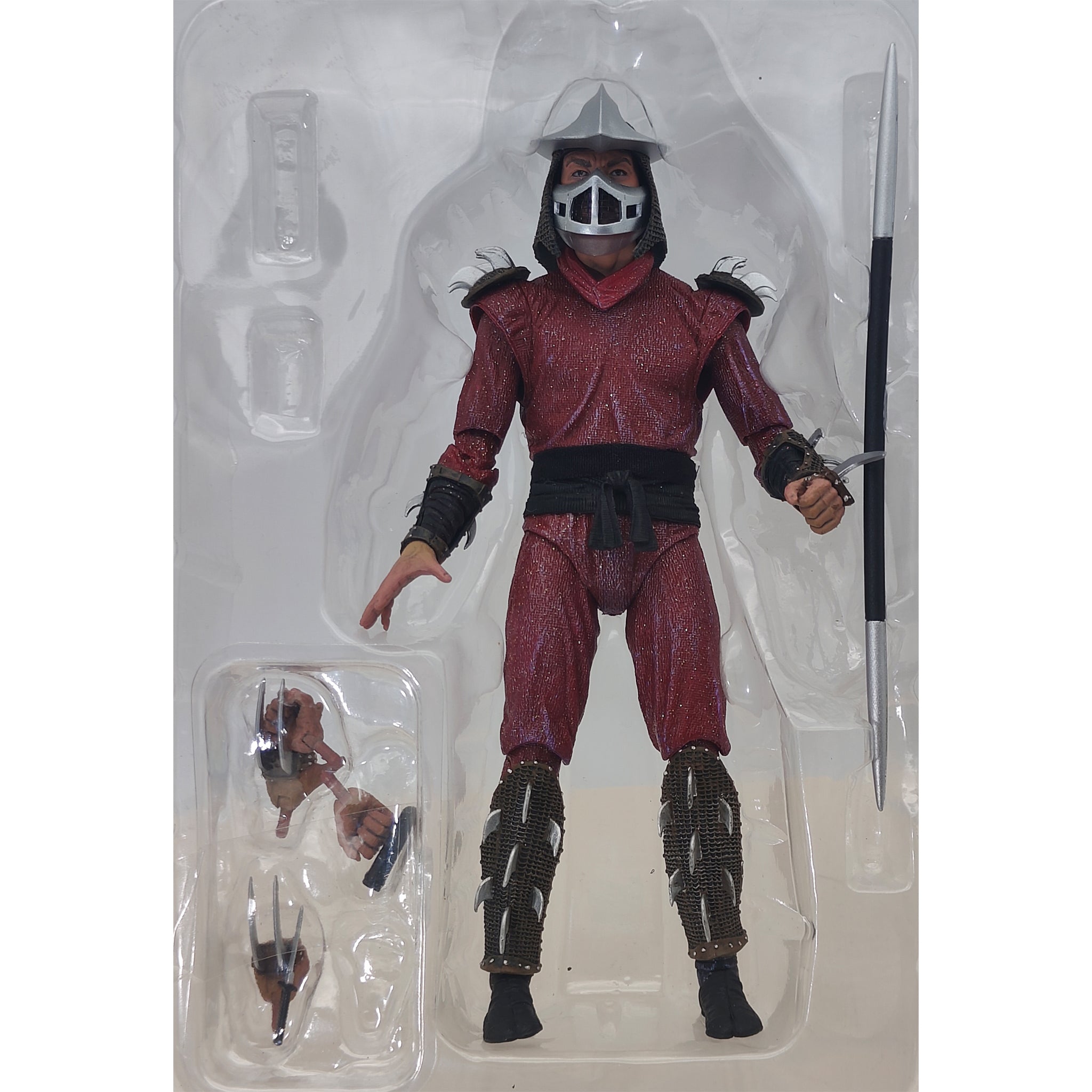 NECA Shredder Teenage Mutant Ninja Turtles 1990s Movie Action Figure 2019 18cm – Teenage Mutant Ninja Turtles, NECA, 18 cm, 2019, pre-owned collector piece, Uncanny Collectibles Dublin Ireland