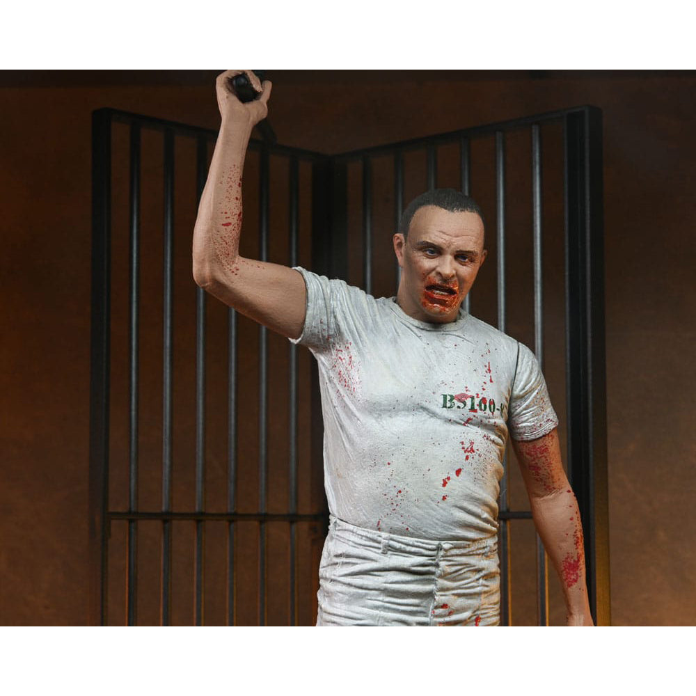 NECA Silence of the Lambs Dr Hannibal Lecter Prison Escape Action Figure 18 cm