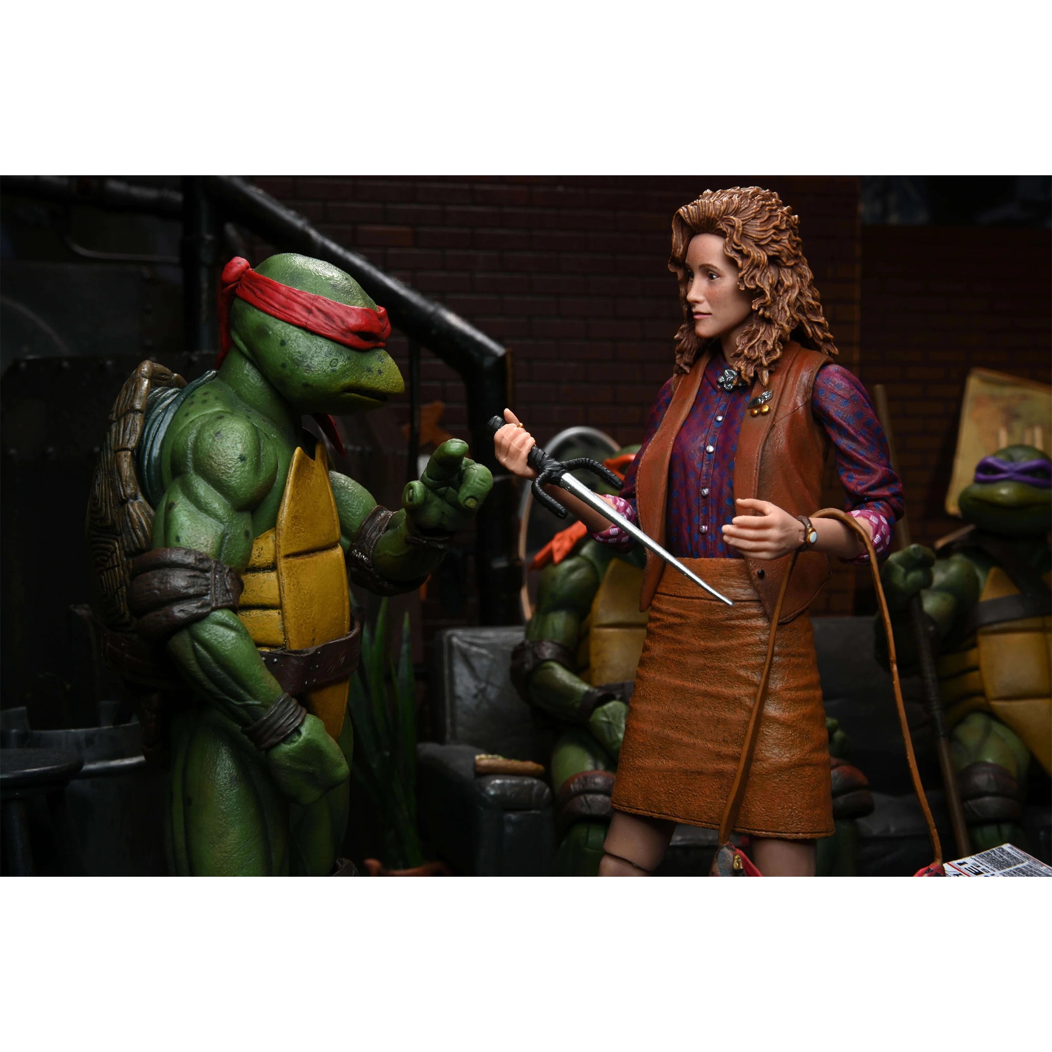 NECA Teenage Mutant Ninja Turtles 1990 Movie Ultimate April O Neill Action Figure – Teenage Mutant Ninja Turtles, NECA, 18 cm, 1990, brand new collector item, Uncanny Collectibles Dublin Ireland