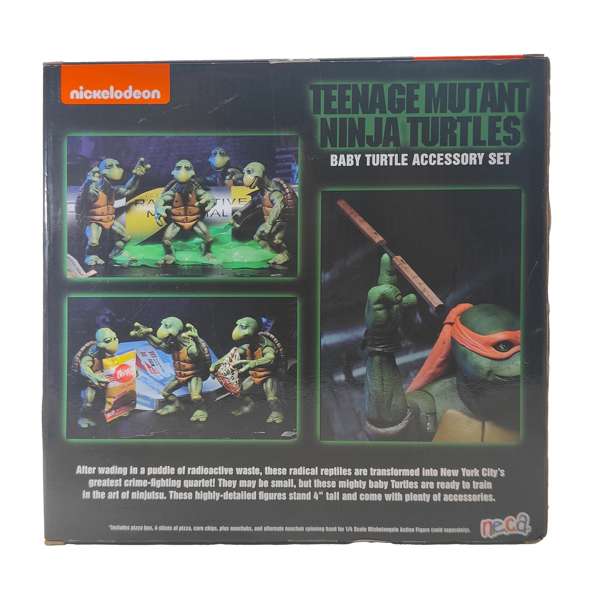 NECA Teenage Mutant Ninja Turtles Baby Turtles 1990s Movie 1:4 Scale Action Figure Set  2019