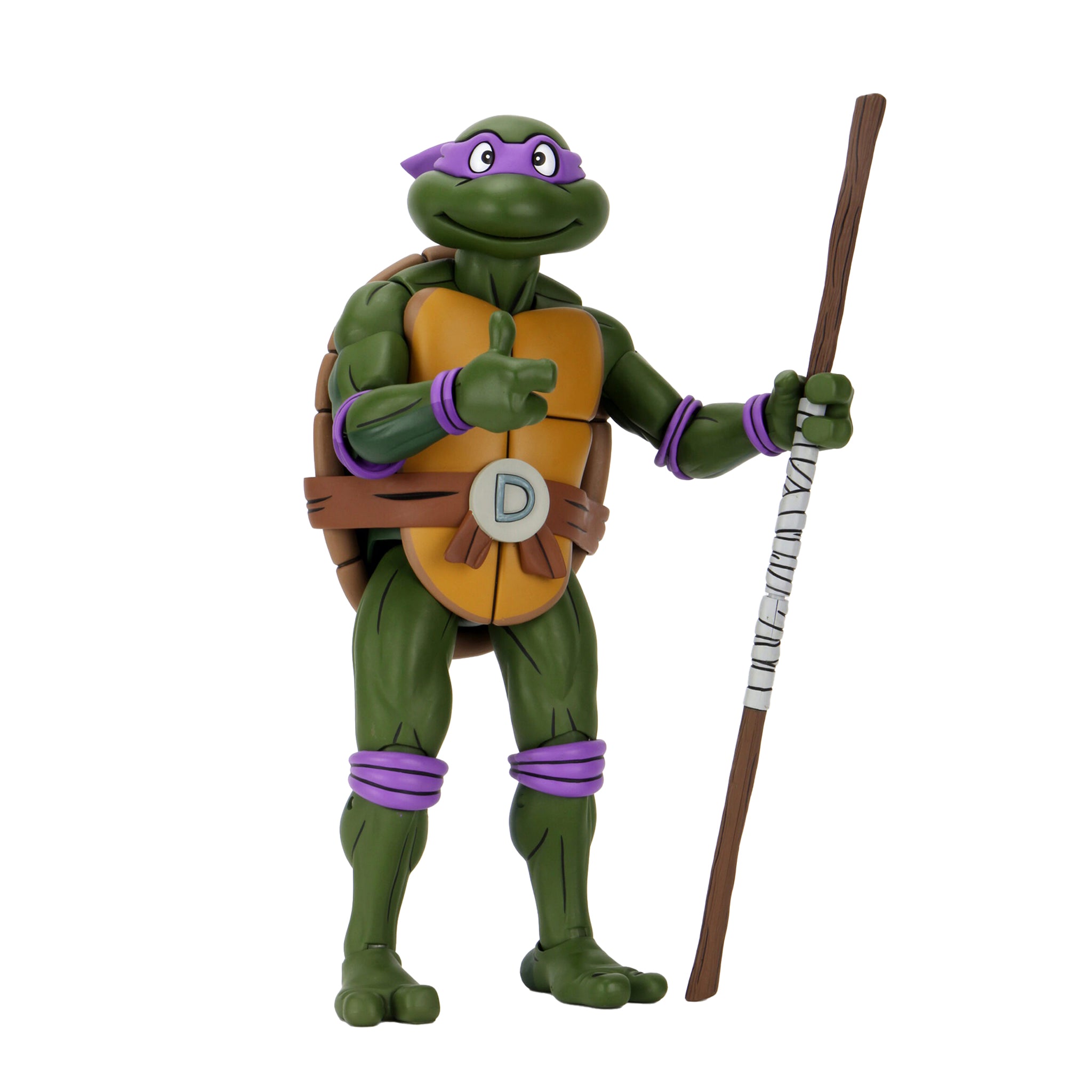 NECA Teenage Mutant Ninja Turtles Cartoon Giant Size Donatello 1/4 Scale Action Figure – photo 9 of 11
