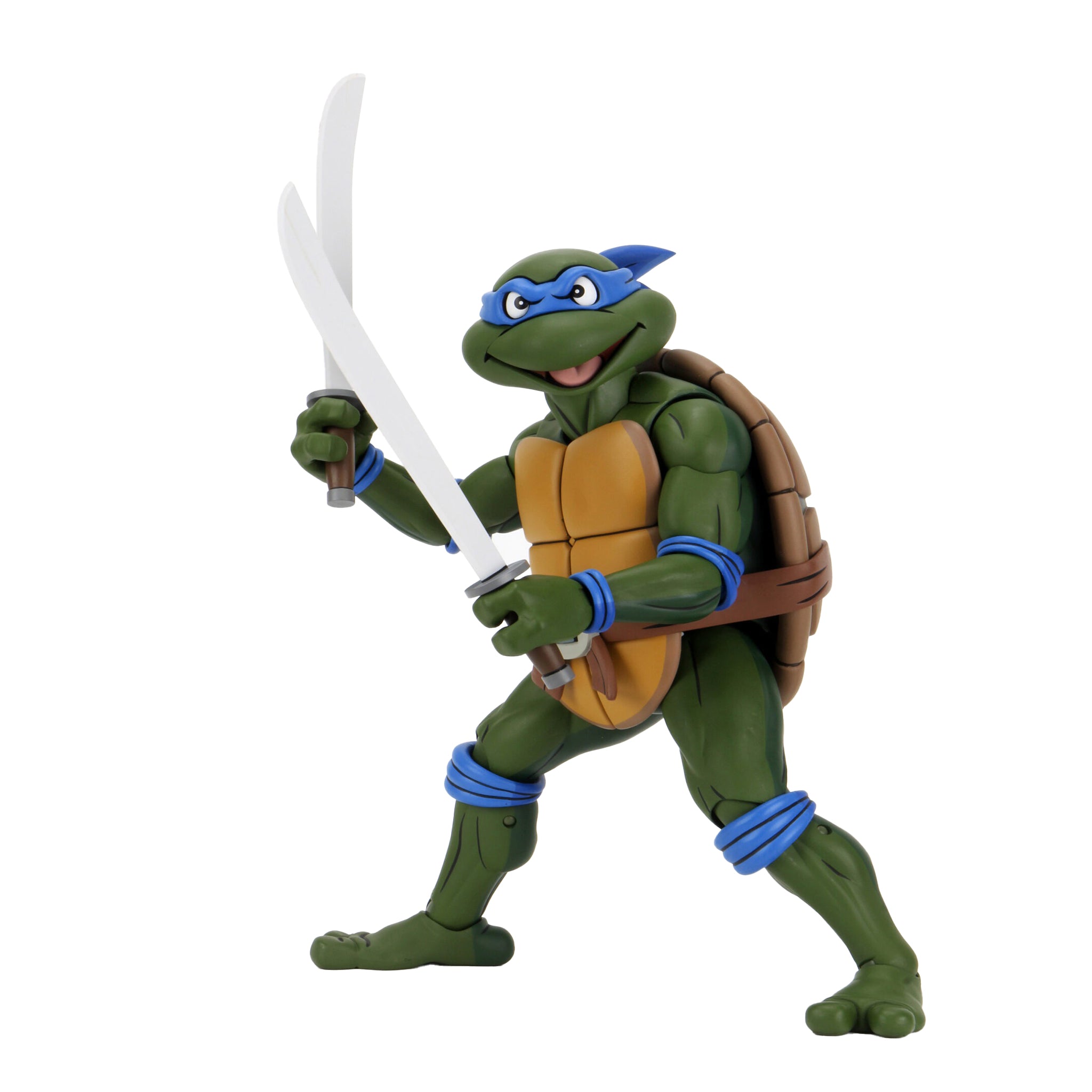NECA Teenage Mutant Ninja Turtles Cartoon Giant Size Leonardo 1/4 Scale Action Figure, 46cm, new