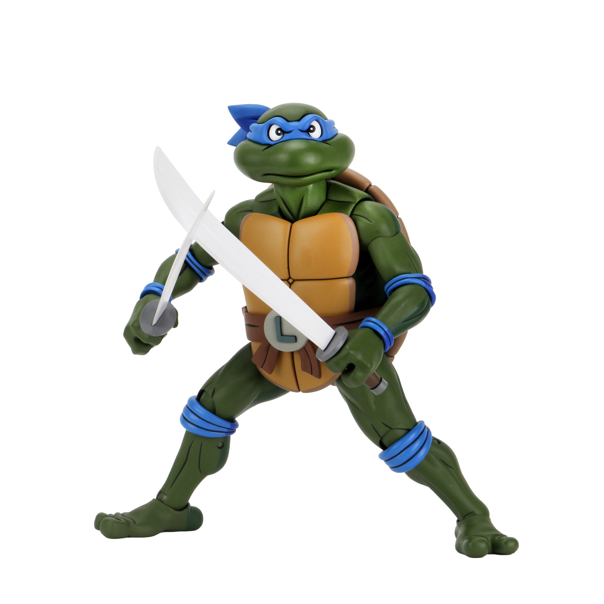 NECA Teenage Mutant Ninja Turtles Cartoon Giant Size Leonardo 1/4 Scale Action Figure – photo 4 of 8