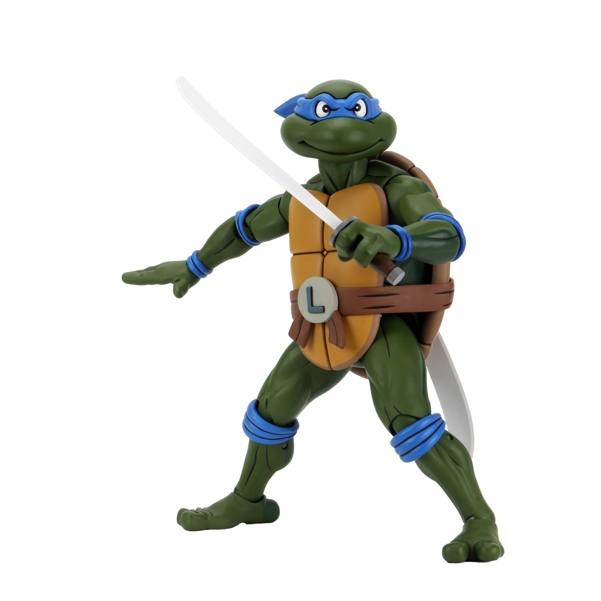 NECA Teenage Mutant Ninja Turtles Cartoon Giant Size Leonardo 1/4 Scale Action Figure – photo 8 of 8