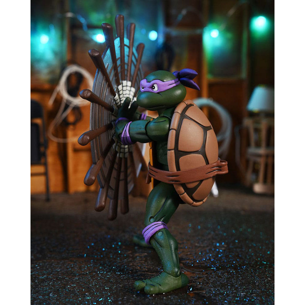 NECA Teenage Mutant Ninja Turtles Donatello Ultimate Pizza Club VHS Action Figure – Teenage Mutant Ninja Turtles, NECA, 18 cm, brand new collector item, Uncanny Collectibles Dublin Ireland
