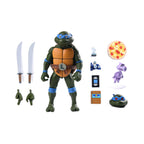 NECA Teenage Mutant Ninja Turtles Leonardo Ultimate Pizza Club VHS Action Figure