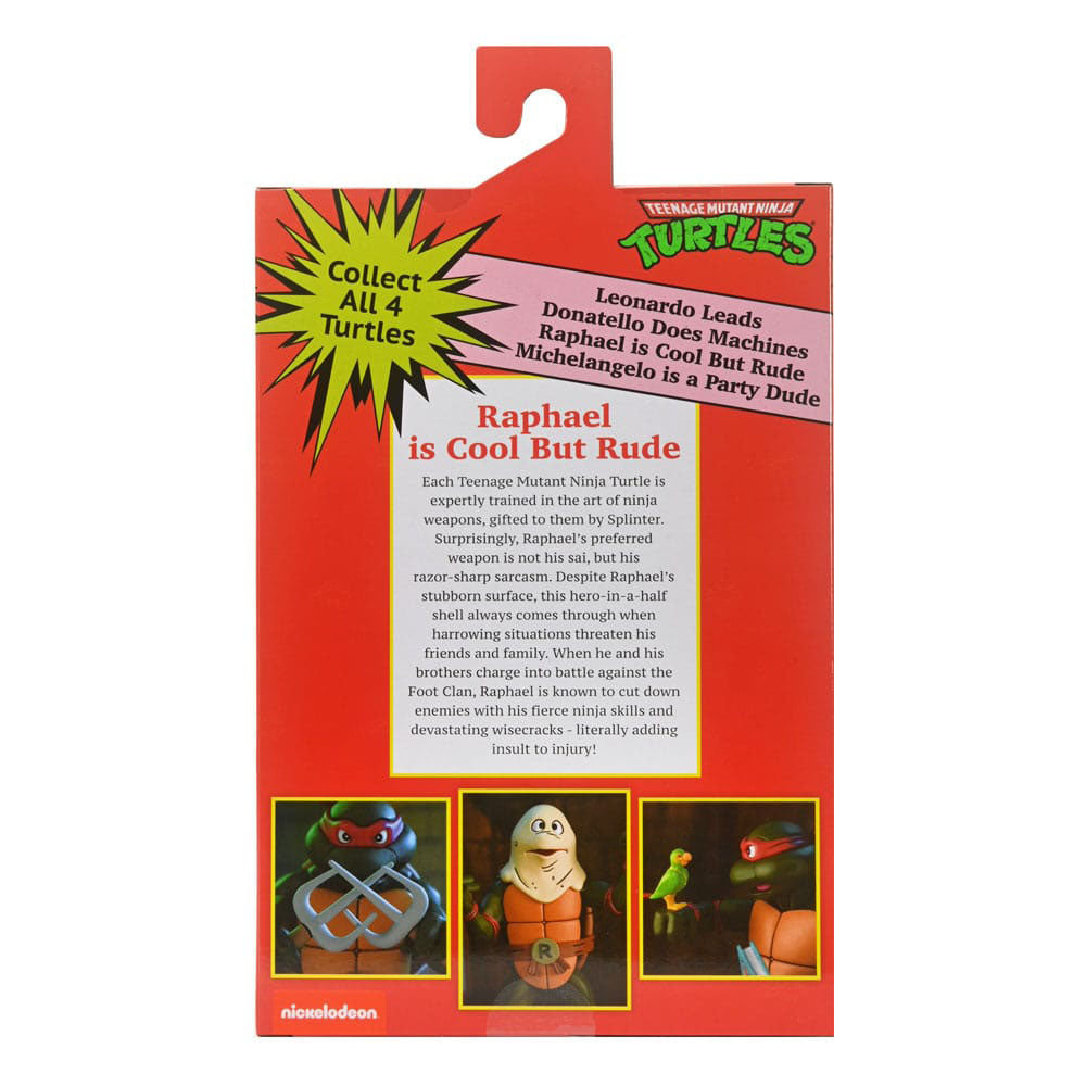 NECA Teenage Mutant Ninja Turtles Raphael Ultimate Pizza Club VHS Action Figure – Teenage Mutant Ninja Turtles, NECA, 18 cm, brand new collector item, Uncanny Collectibles Dublin Ireland