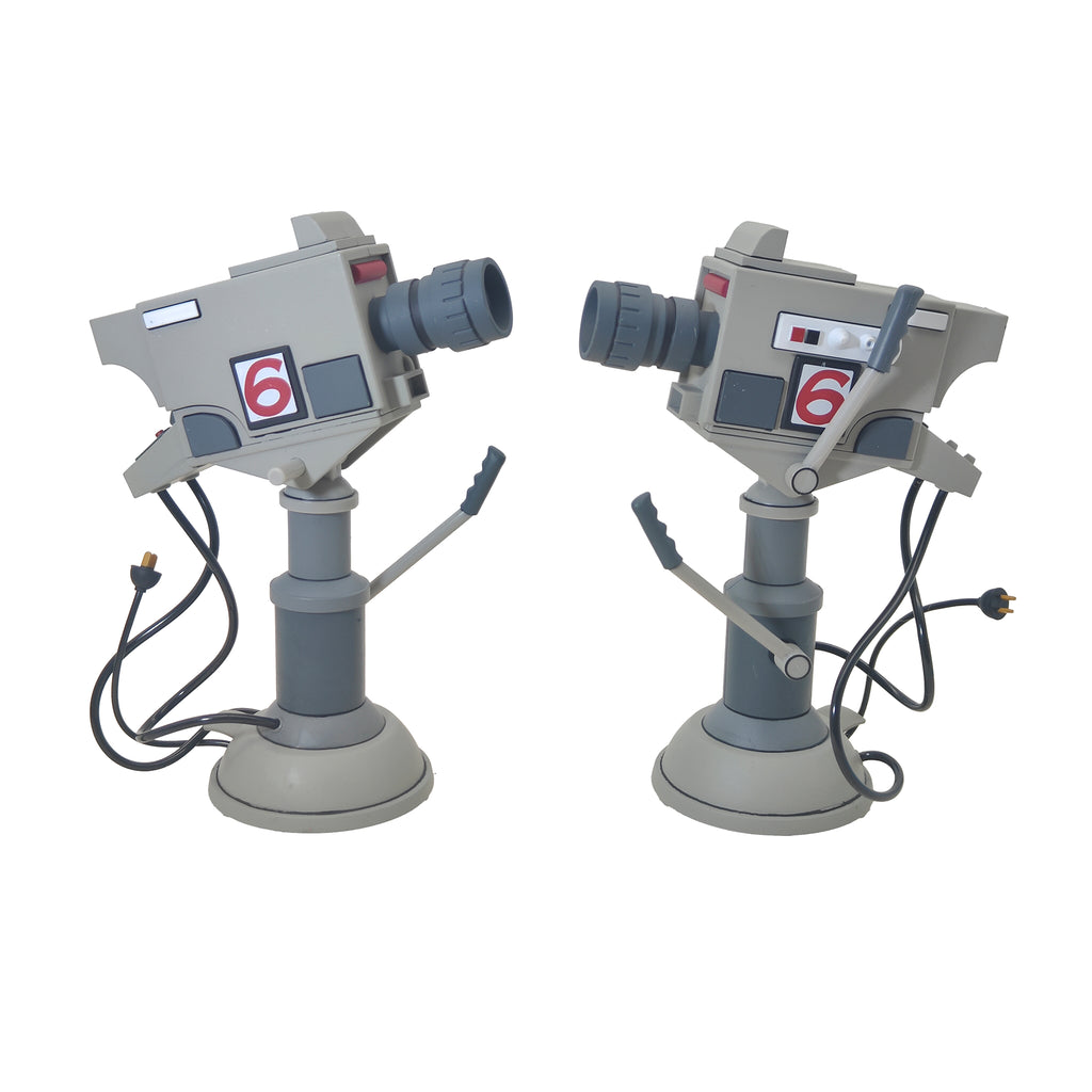 NECA Teenage Mutant Ninja Turtles Channel 6 News Cameras The Catwoman From Channel 6 Newsroom Set