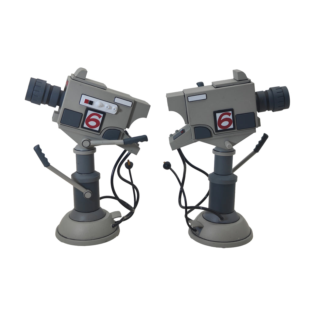 NECA Teenage Mutant Ninja Turtles Channel 6 News Cameras The Catwoman From Channel 6 Newsroom Set