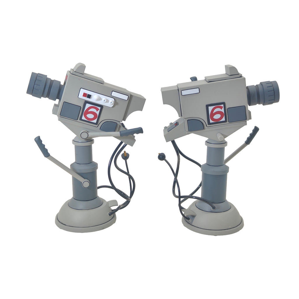 NECA Teenage Mutant Ninja Turtles Channel 6 News Cameras The Catwoman From Channel 6 Newsroom Set