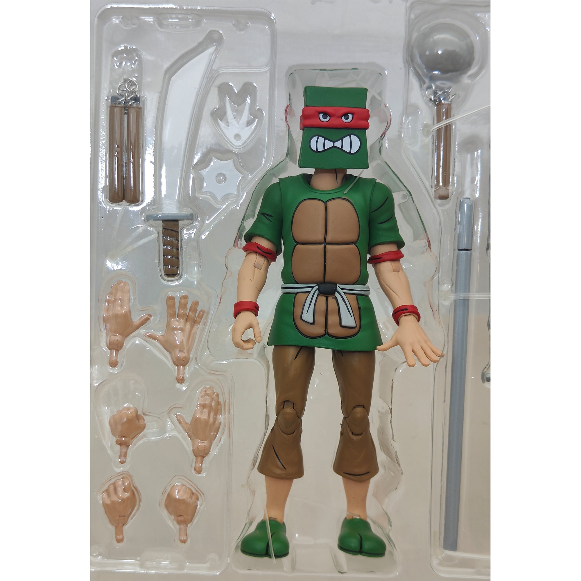NECA Teenage Mutant Ninja Turtles Crooked Ninja Turtle Gang And Rock Soldier Cartoon 2-Pack 2022 18cm