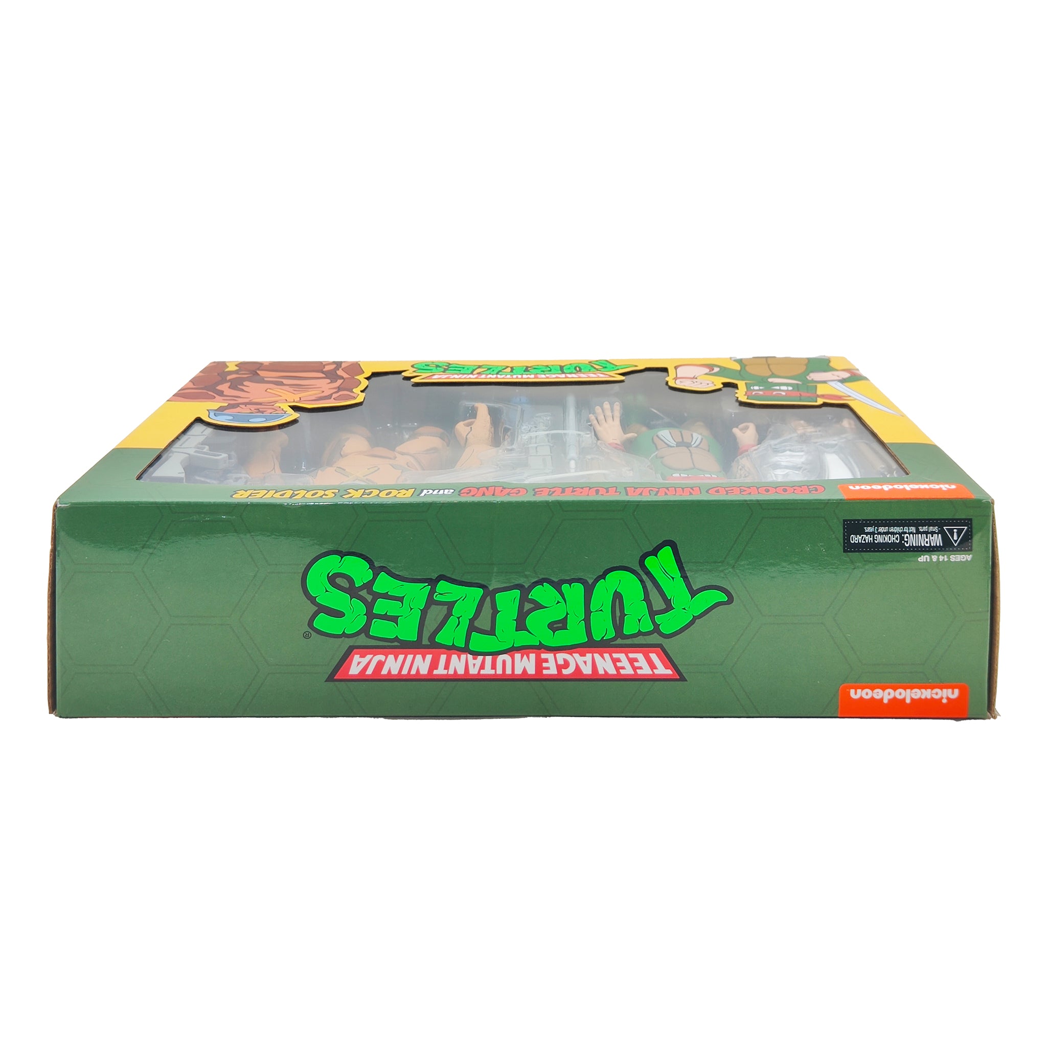 NECA Teenage Mutant Ninja Turtles Crooked Ninja Turtle Gang And Rock Soldier Cartoon 2-Pack 2022 18cm – Teenage Mutant Ninja Turtles, NECA, 18 cm, 2022, pre-owned collector piece, Uncanny Collectibles Dublin Ireland