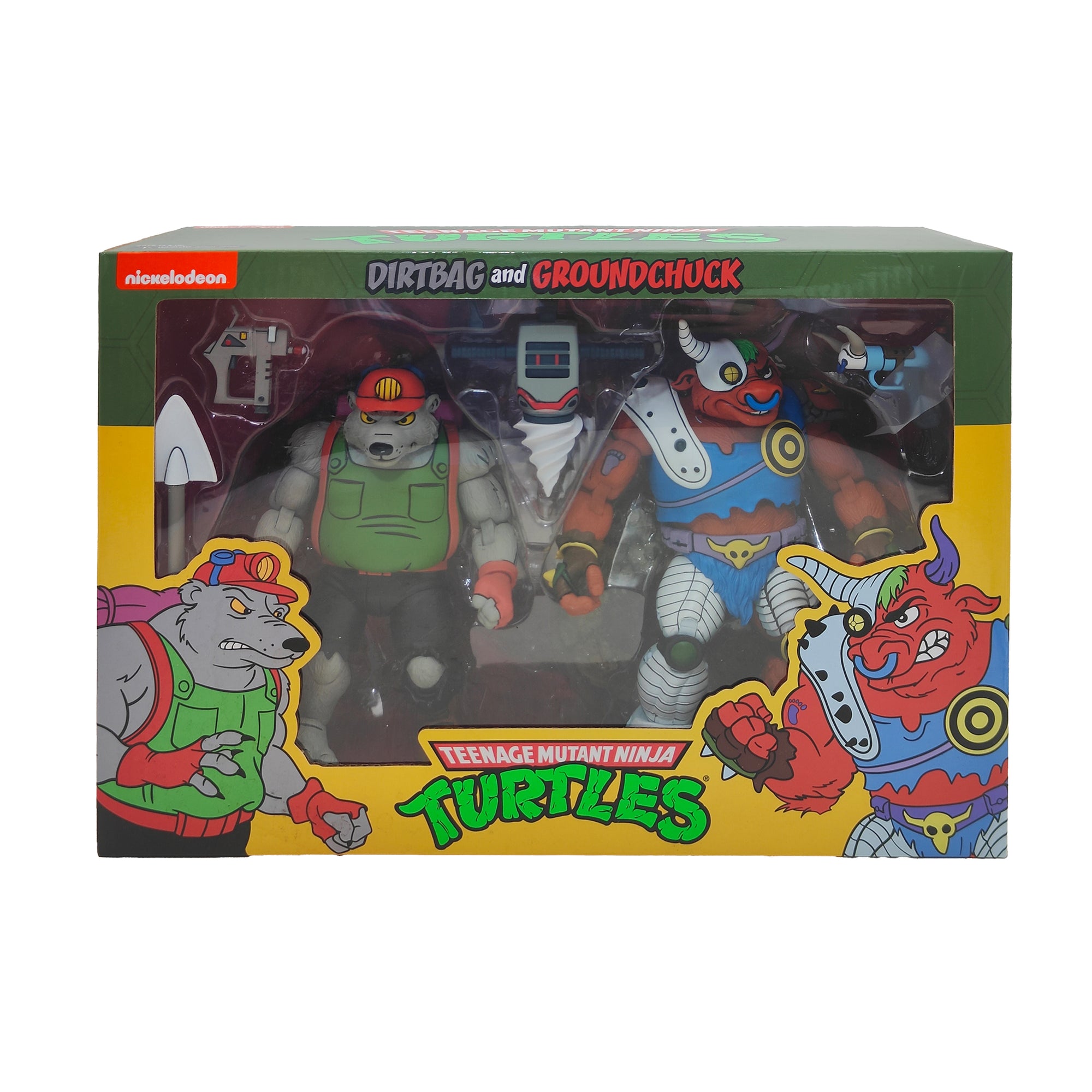 NECA Teenage Mutant Ninja Turtles Dirtbag and Groundchuck Cartoon 2-Pack 2022