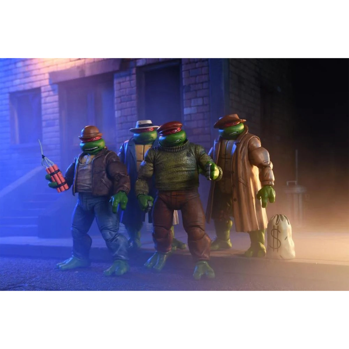 NECA Teenage Mutant Ninja Turtles Gangster Turtles 4 Pack Action Figures – photo 7 of 16